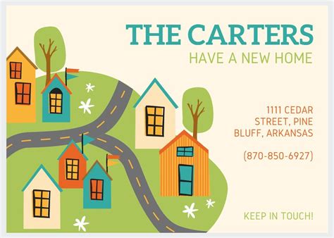 create your own change of address cards|Moving Announcement Templates (Free) .